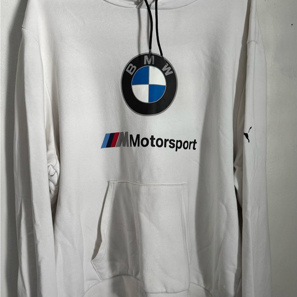BMW Motorsport White Sweater for Men